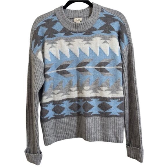 A.N.A RIBBED KNIT LONG SLEEVE CREWNECK PULLOVER SWEATER LARGE‎ - Picture 1 of 8